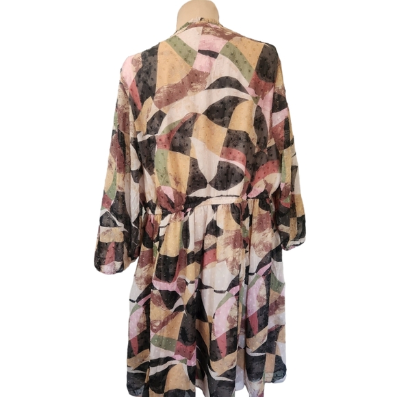 TORRID🔖NWT! Clip Dot Front Keyhole Skater Dress - Size 2X - Picture 10 of 15